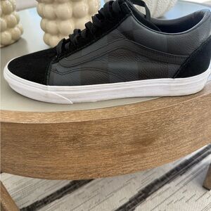 Vans Black Men's leather and suede Sneakers